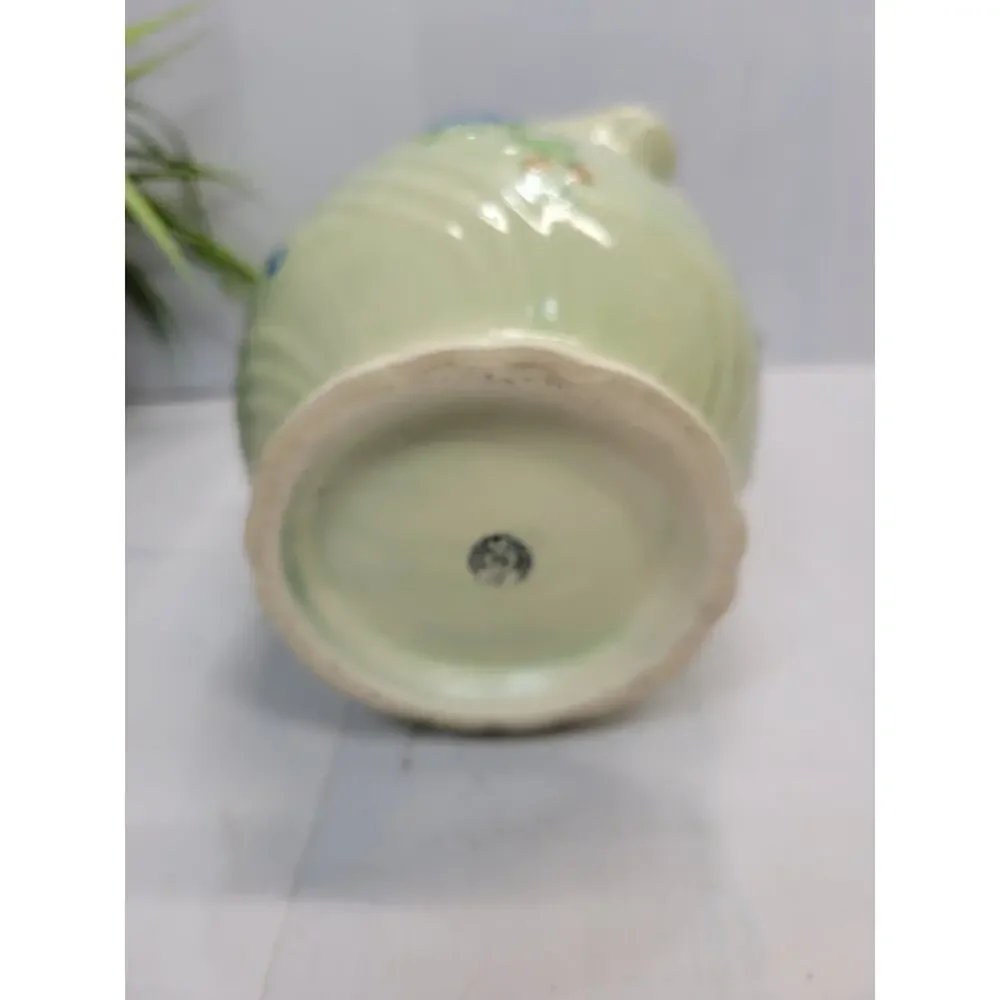 Vintage Japan Ceramic Floral Pitcher 6